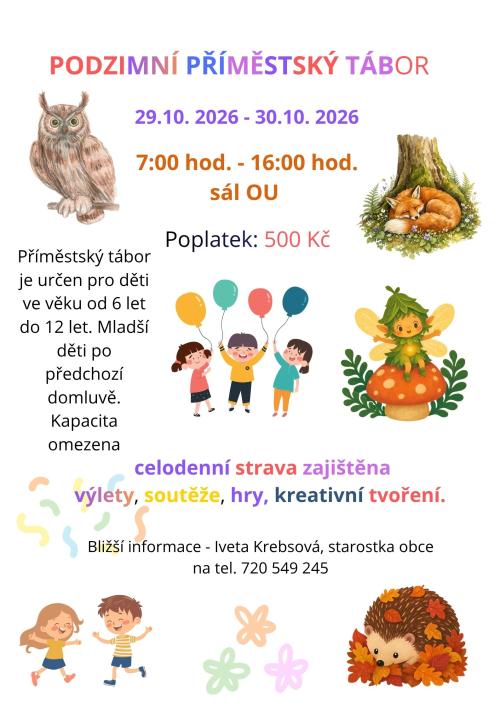 Podzimní příměstský tábor